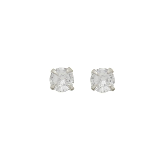 Brinco Ponto de Luz 4mm - Prata 925