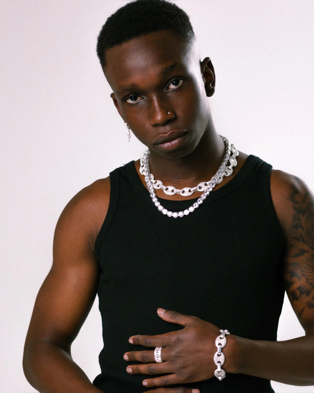 Corrente Gucci Link - Banho Prata