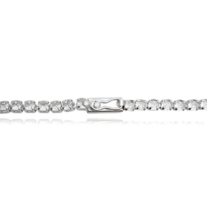 Pulseira Riviera 3mm - Banho Prata