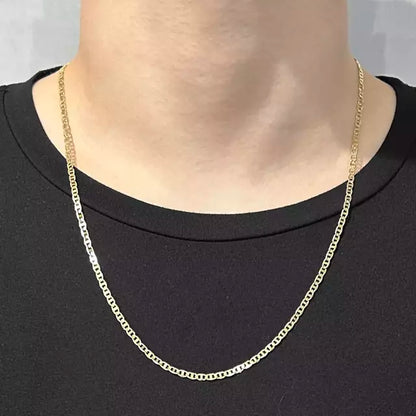 Corrente Piastrine 2,9mm (Fecho Tradicional) - Banho Ouro