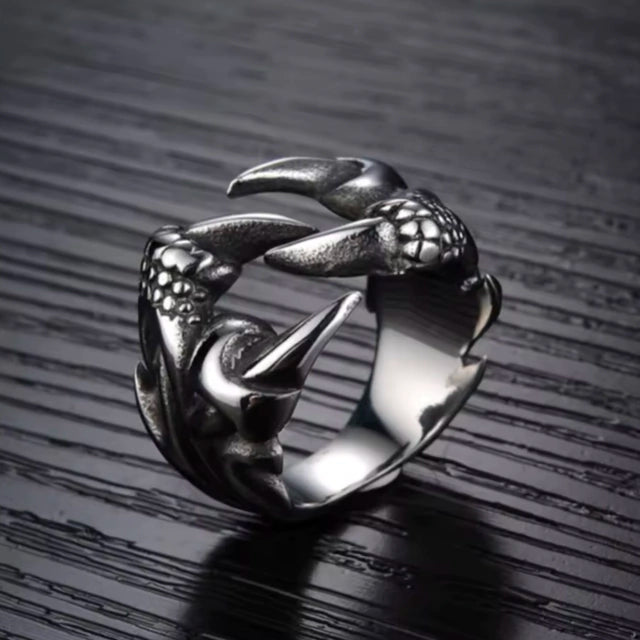 Anel Garras - Banho Prata