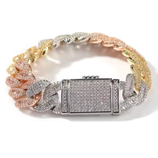 Pulseira Cuban Super Mix