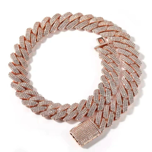 Corrente Cuban Magic - Banho Ouro Rose