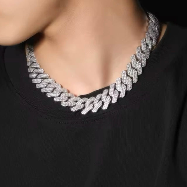 Corrente Cuban Magic - Banho Prata