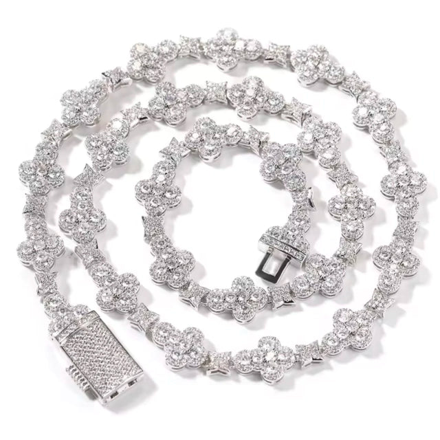 Colar Mini Cruz Style - Banho Prata