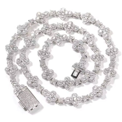 Colar Mini Cruz Style - Banho Prata