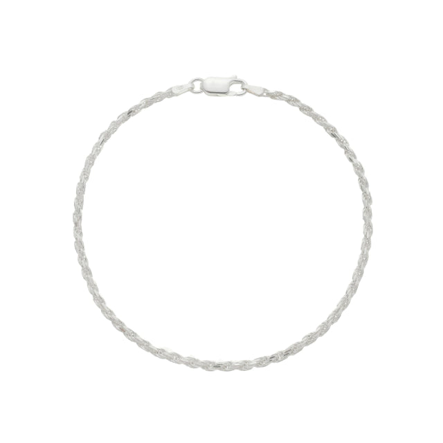 Pulseira Cordão Baiano - Prata 925