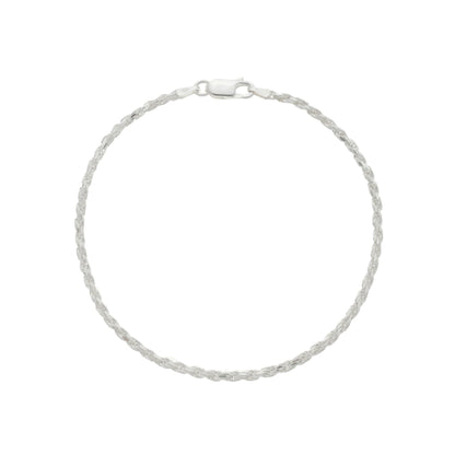 Conjunto Corrente Cordão Baiano + Pulseira Cordão Baiano - Prata 925