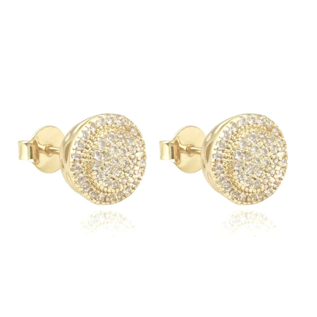 Brinco 40 Pedras Cravejado - Banho Ouro